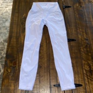 light purple lululemon leggings size 0